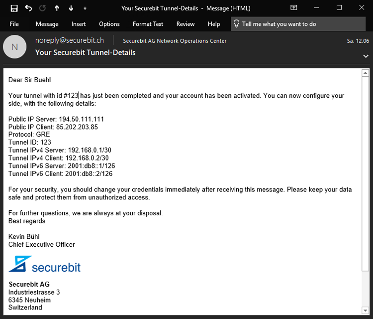 VxLAN Tunnel Access