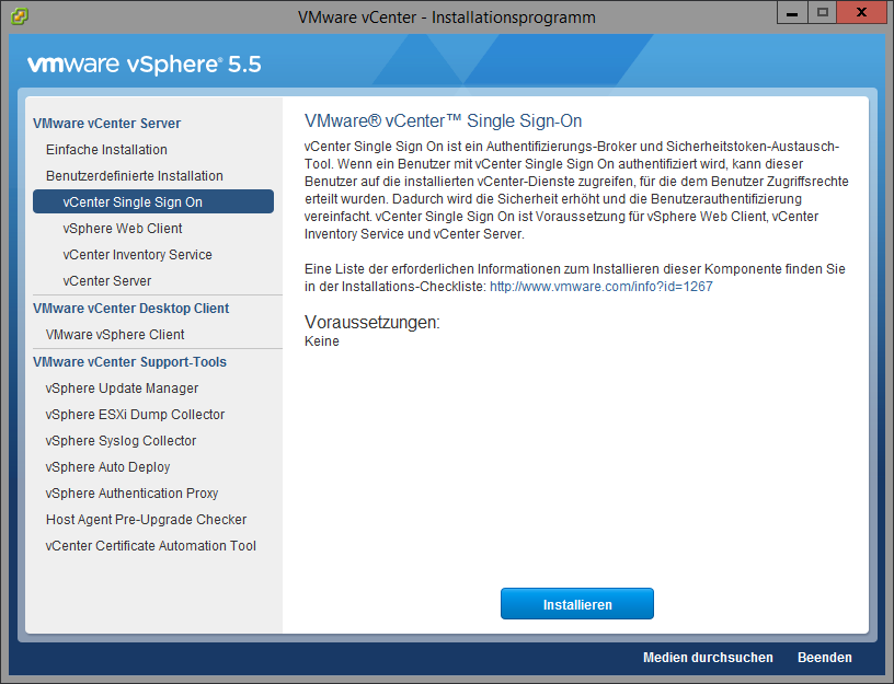 vCenter Single Sign-On vCenter Single Sign-On