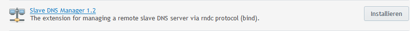 Slave DNS Manager Slave DNS Manager