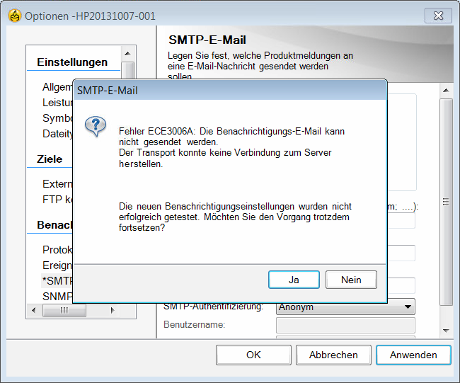 SMTP-E-Mail SMTP-E-Mail
