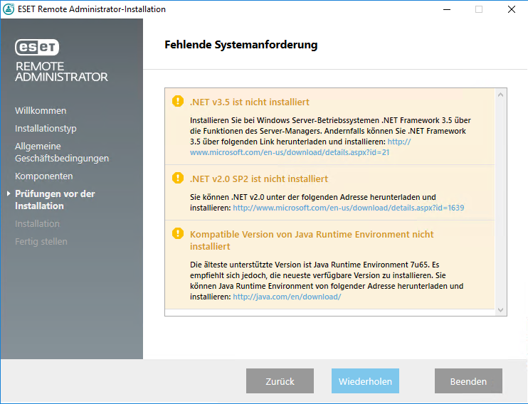 Anforderungen Anforderungen