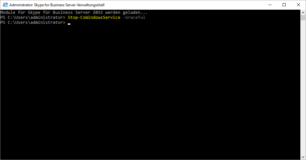 SfB Verwaltungsshell SfB Verwaltungsshell
