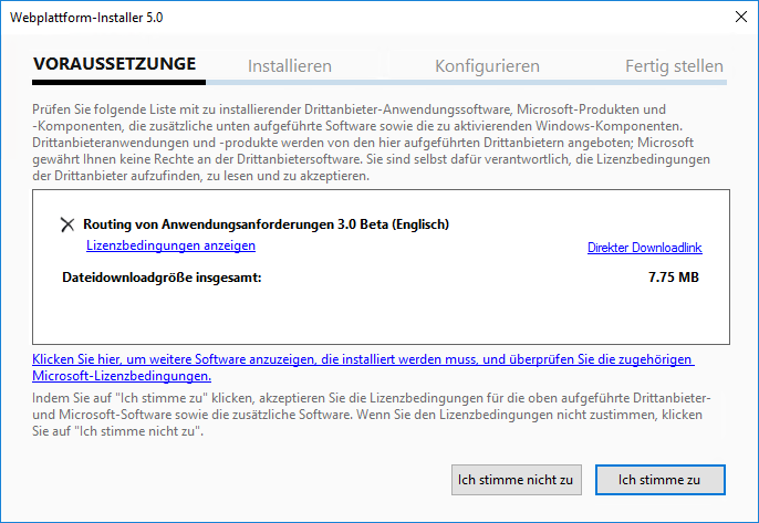 Voraussetzungen Voraussetzungen