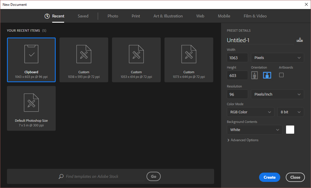 Photoshop Neues Dokument Photoshop Neues Dokument