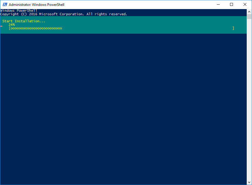 Windows PowerShell Windows PowerShell