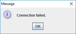 iDRAC Connection failed