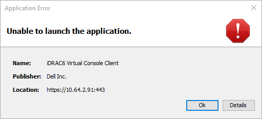 Dell iDRAC Java Dell iDRAC Java